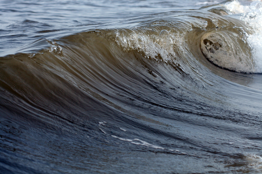 Wellen am Nordsee Strand